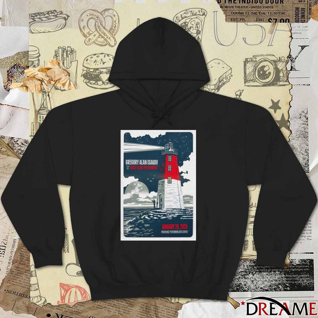 Poster Gregory Alan Isakov January 29 2026 Providence RI t-shirt