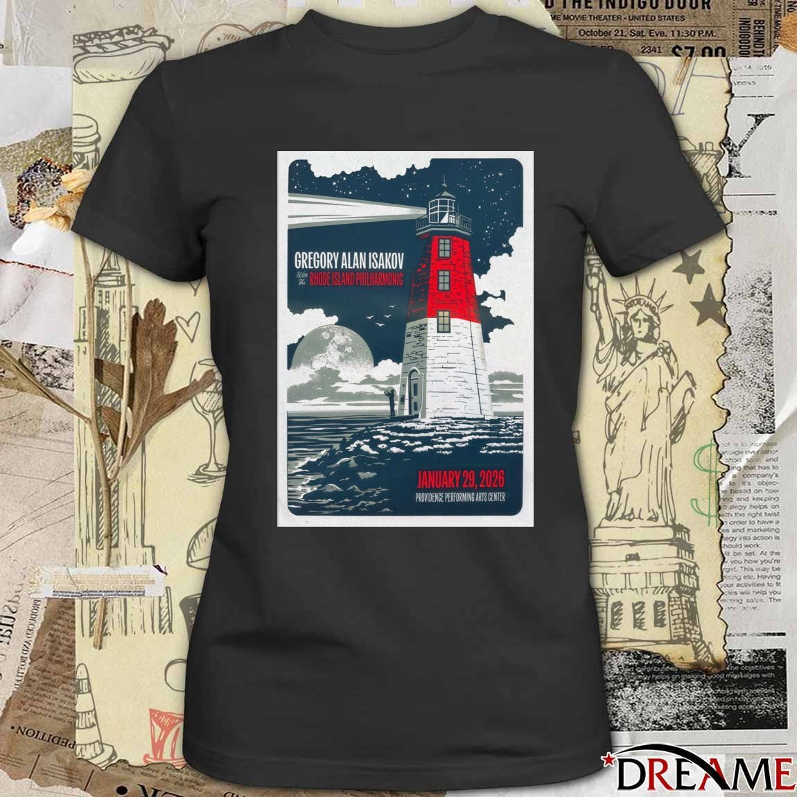 Poster Gregory Alan Isakov January 29 2026 Providence RI t-shirt
