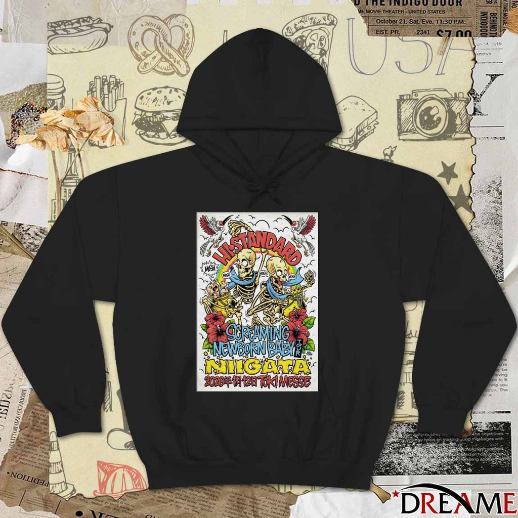 Poster Hi-Standard January 12 2026 Niigata Japan t-shirt