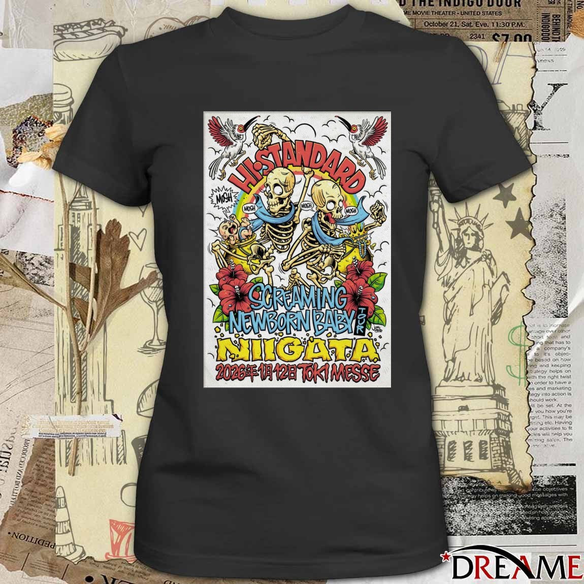 Poster Hi-Standard January 12 2026 Niigata Japan t-shirt
