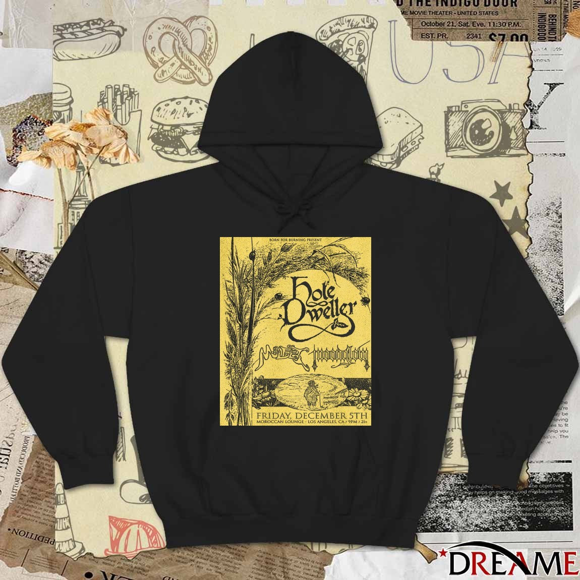Poster Hole Dweller Moroccan Lounge Los Angeles CA, December 5 2025 t-shirt