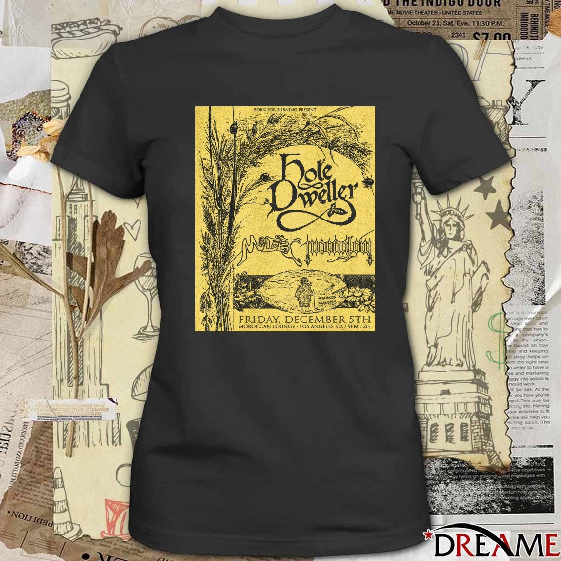 Poster Hole Dweller Moroccan Lounge Los Angeles CA, December 5 2025 t-shirt