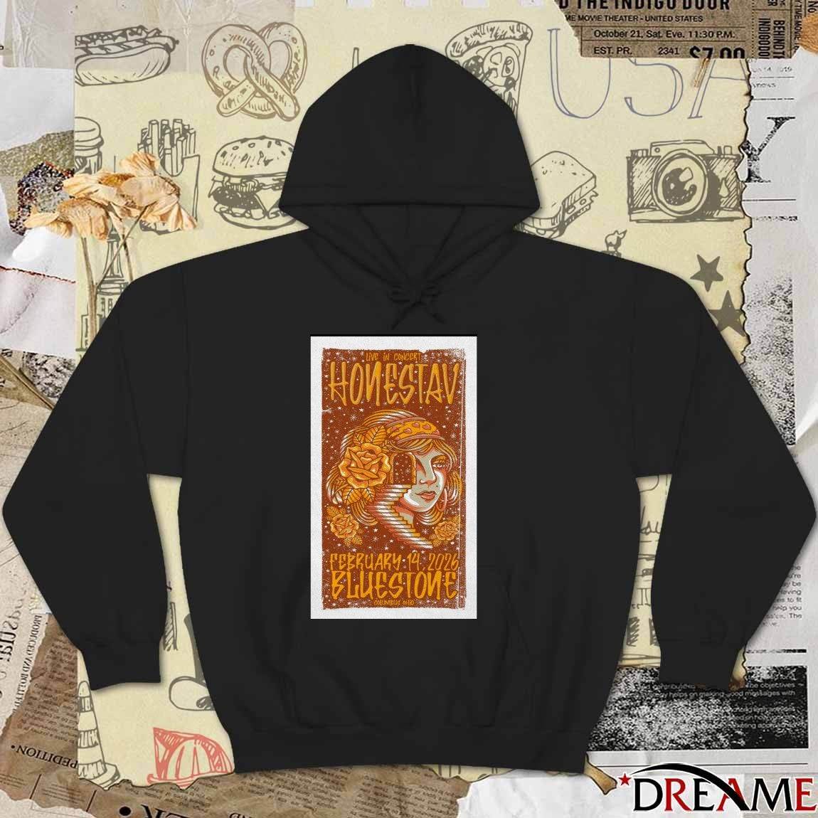 Poster Honestav February 14 2026 Bluestone Columbus OH t-shirt