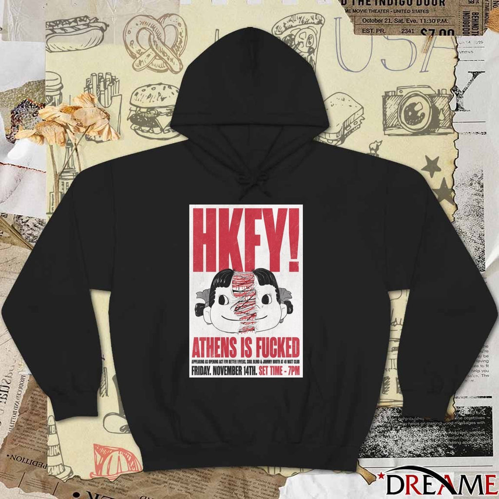 Poster Hong Kong Fuck You Athens, GA November 14 2025 Concert t-shirt