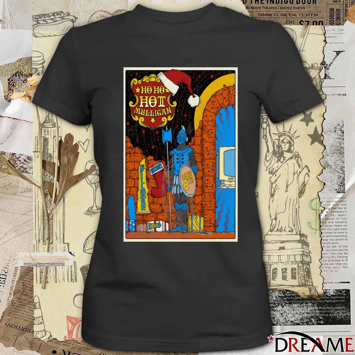 Poster Hot Mulligan December 6 2025 The Fillmore Detroit Show t-shirt