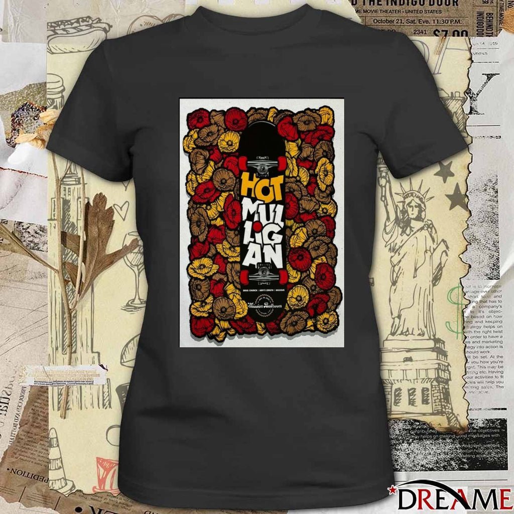 Poster Hot Mulligan In Mission Ballroom November 28 2025 t-shirt