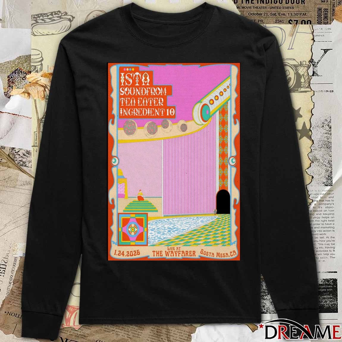 Poster ISTA January 24 2026 The Wayfarer In Costa Mesa CA t-shirt