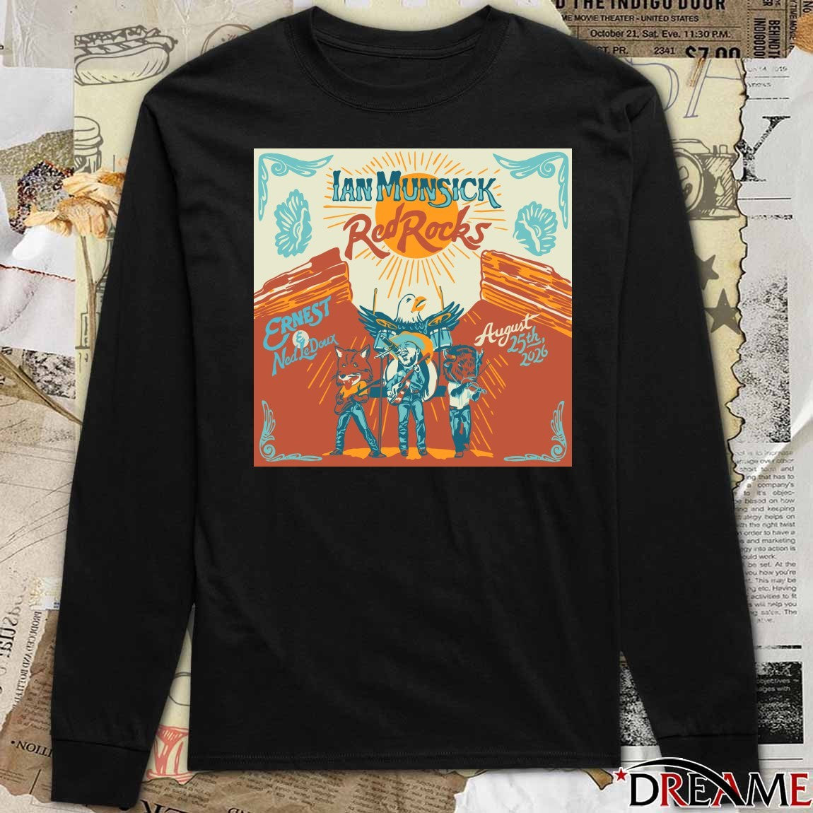 Poster Ian Munsick August 25 2026 In Morrison CO t-shirt
