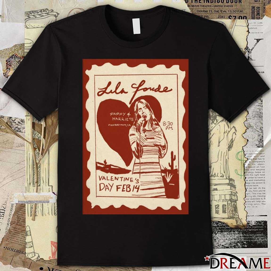Poster Ila Forde Pioneertown CA Valentine’s Day February 14 2026 t-shirt