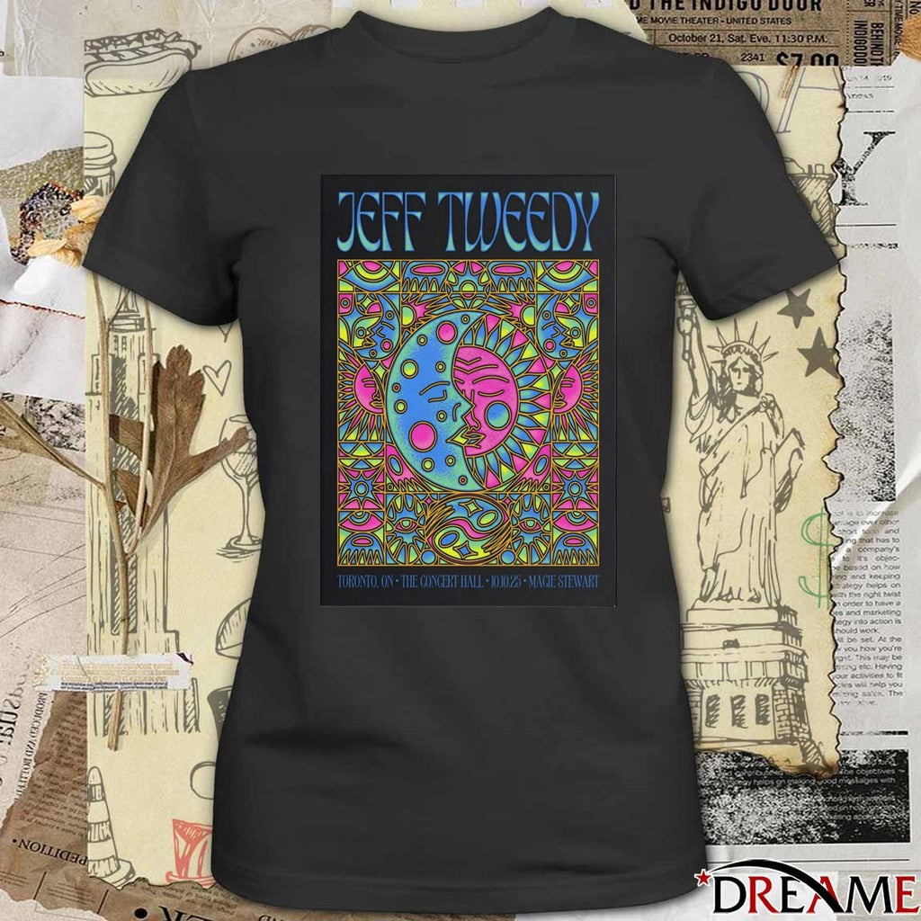Poster Jeff Tweedy 10.10.2025 The Concert Hall in Toronto ON Magie Stewart t-shirt