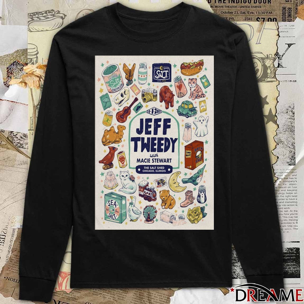 Poster Jeff Tweedy The Salt Shed In Chicago IL On November 1 2025 t-shirt