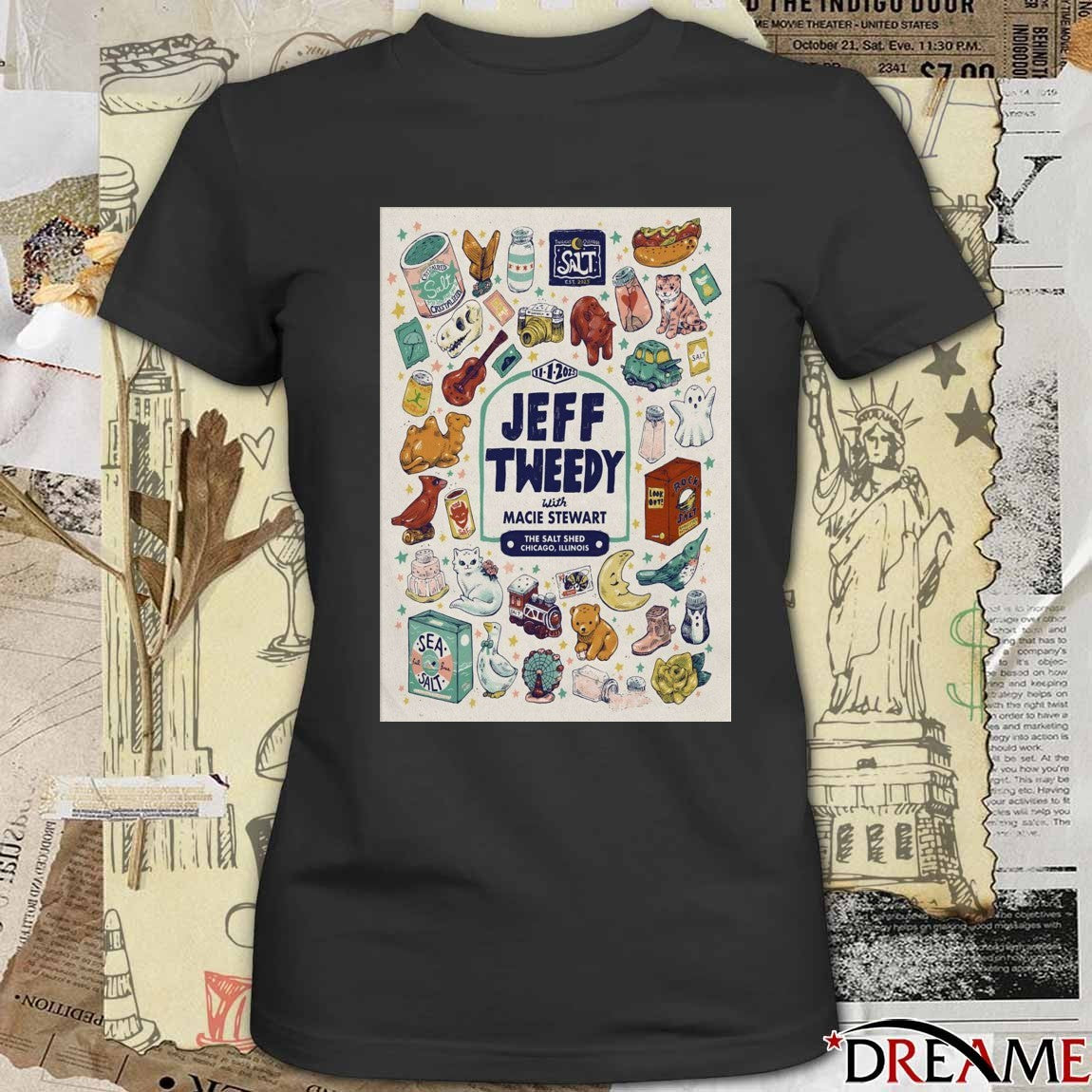 Poster Jeff Tweedy The Salt Shed In Chicago IL On November 1 2025 t-shirt