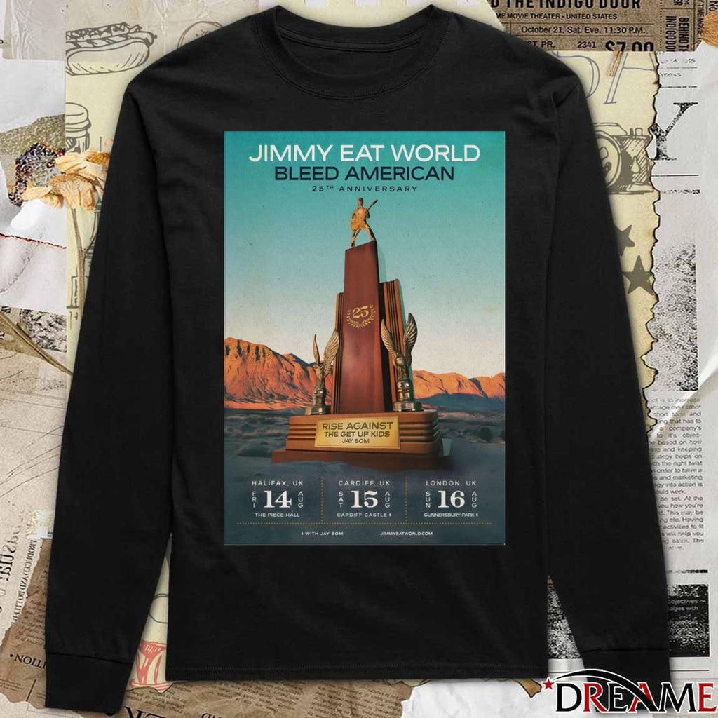 Poster Jimmy Eat World August 16 2026 Gunnersbury Park In London UK t-shirt
