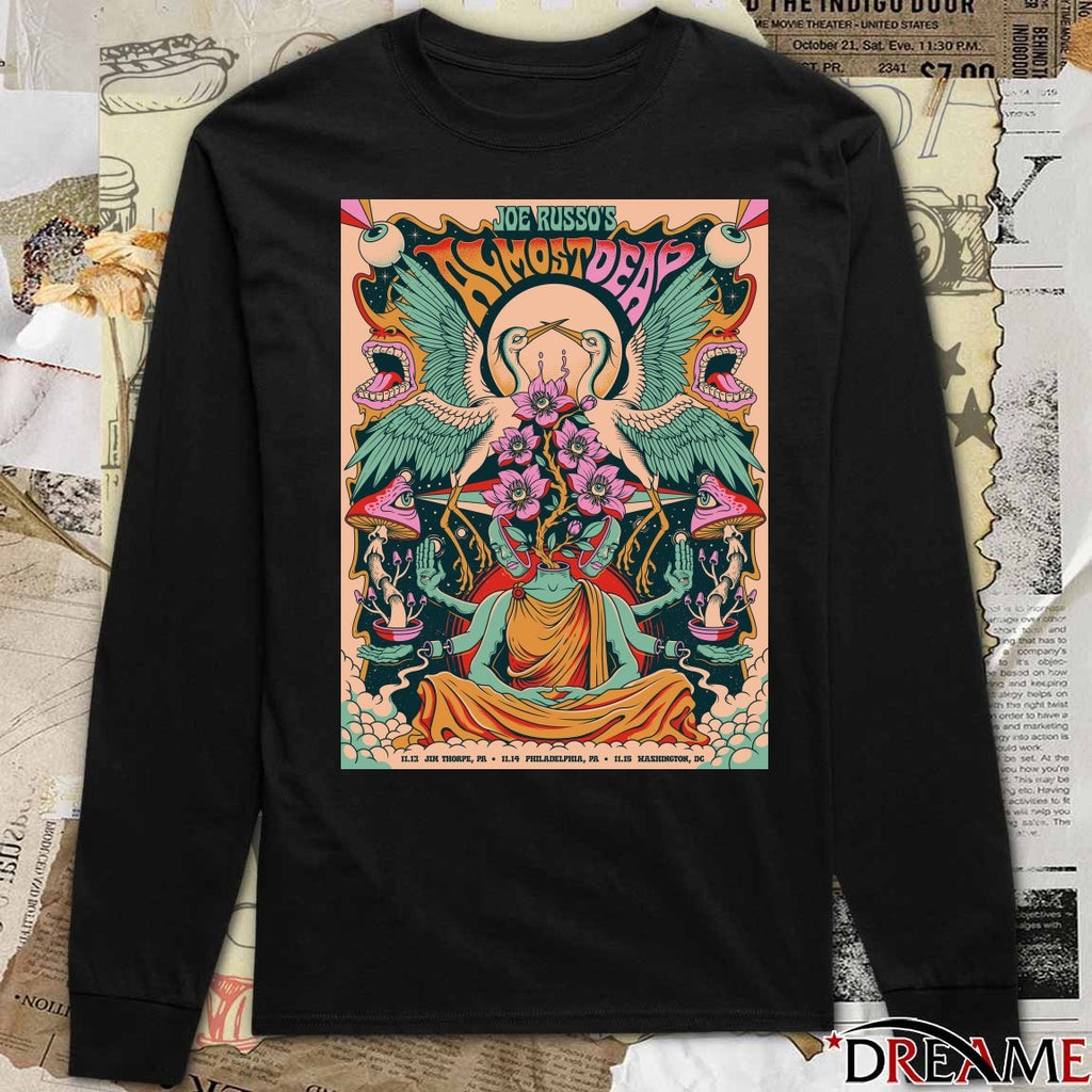 Poster Joe Russo’s Almost Dead November 14 2025 Philadelphia PA t-shirt