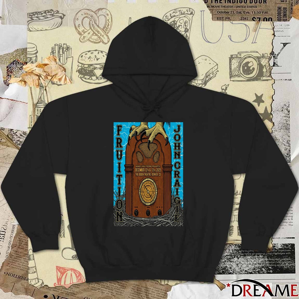Poster John Craigie With Fruiton In Denver CO On December 12-13 2025 t-shirt