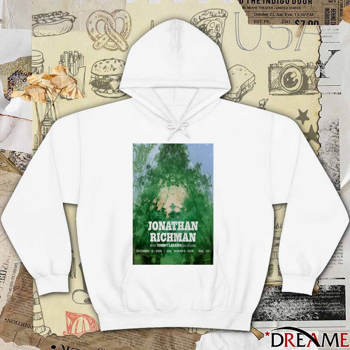 Poster Jonathan Richman In Ojai CA On December 9 2025 t-shirt
