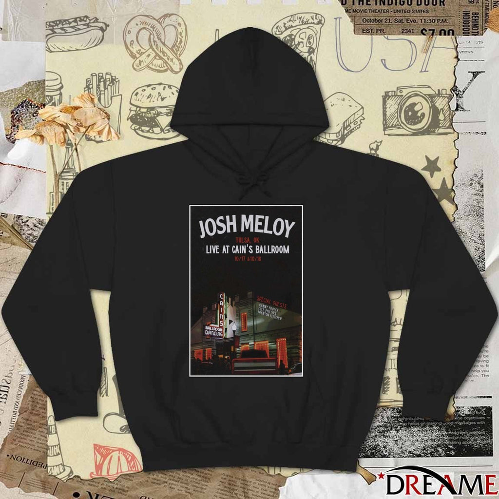 Poster Josh Meloy Tulsa Oklahoma Live At Cain’s Ballroom October 17-18 2025 t-shirt