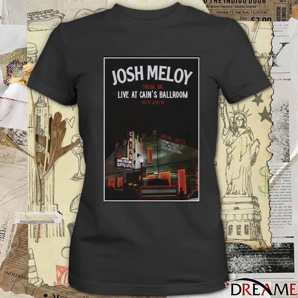 Poster Josh Meloy Tulsa Oklahoma Live At Cain’s Ballroom October 17-18 2025 t-shirt