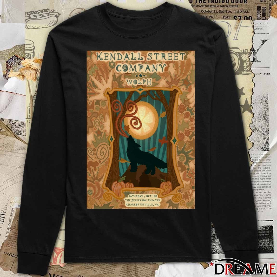 Poster Kendall Street Company October 18 2025 Jefferson Theater in Charlottesville VA t-shirt