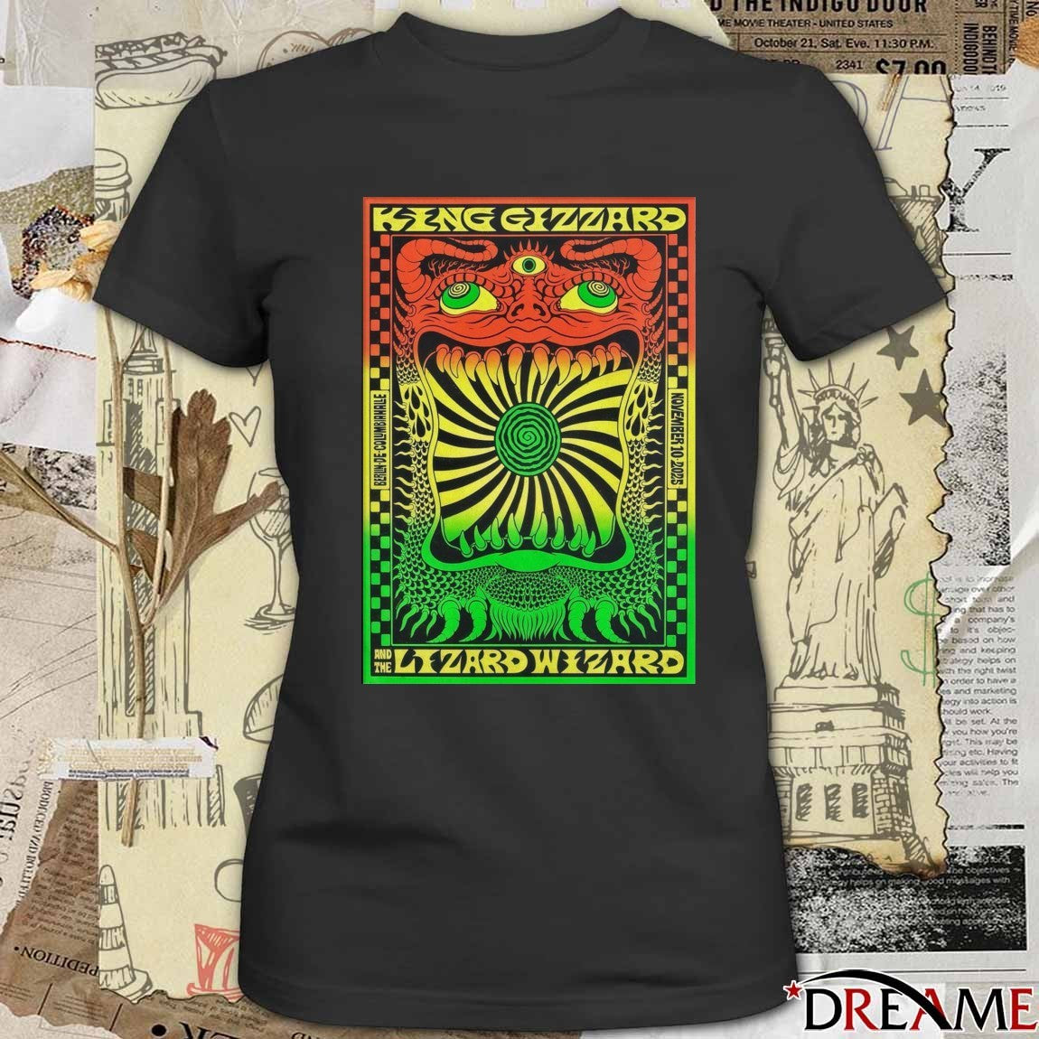 Poster King Gizzard And The Lizard Wizard Berlin Germany At Columbiahalle On November 10 2025 t-shirt