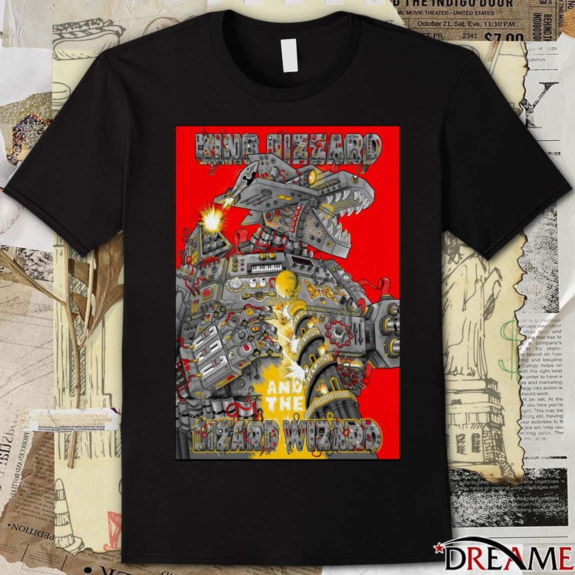 Poster King Gizzard And The Lizard Wizard November 14 2025 Poolen Copenhagen Denmark t-shirt