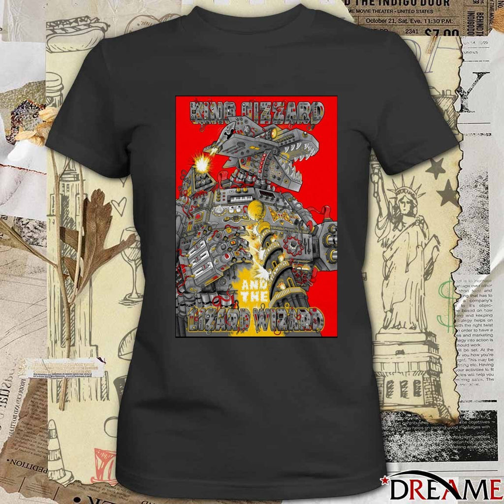 Poster King Gizzard And The Lizard Wizard November 14 2025 Poolen Copenhagen Denmark t-shirt