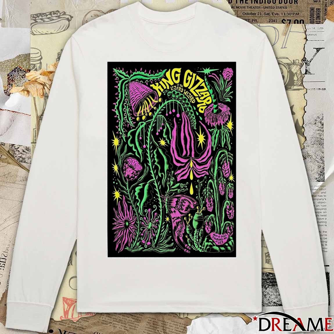 Poster King Gizzard and The Lizard Wizard Tilburg Netherlands 06 November 2025 t-shirt