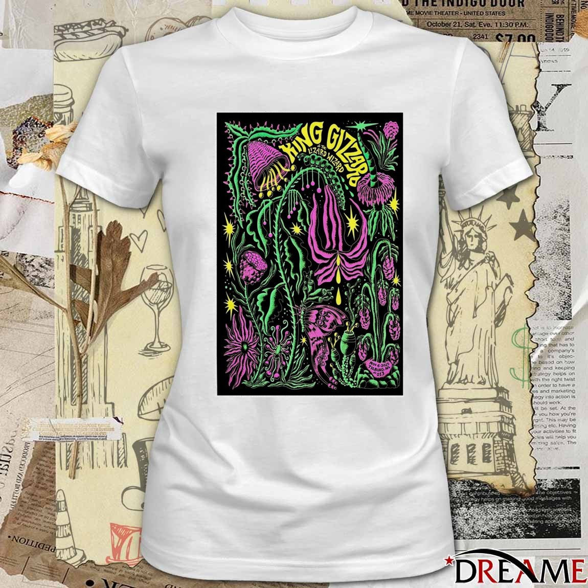 Poster King Gizzard and The Lizard Wizard Tilburg Netherlands 06 November 2025 t-shirt