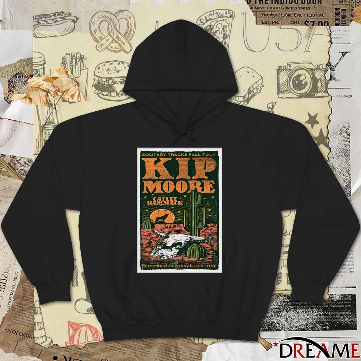 Poster Kip Moore December 13 2025 The Bluestone In Columbus OH t-shirt