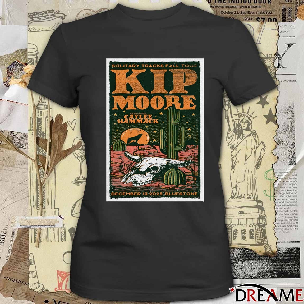 Poster Kip Moore December 13 2025 The Bluestone In Columbus OH t-shirt