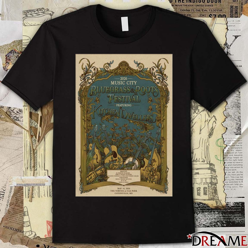 Poster Kitchen Dwellers In Catonsville MD On May 16 2026 t-shirt