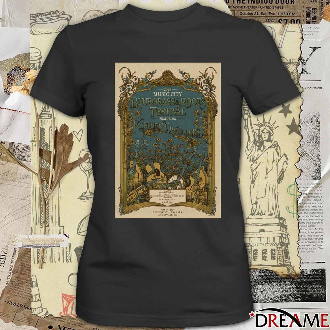 Poster Kitchen Dwellers In Catonsville MD On May 16 2026 t-shirt