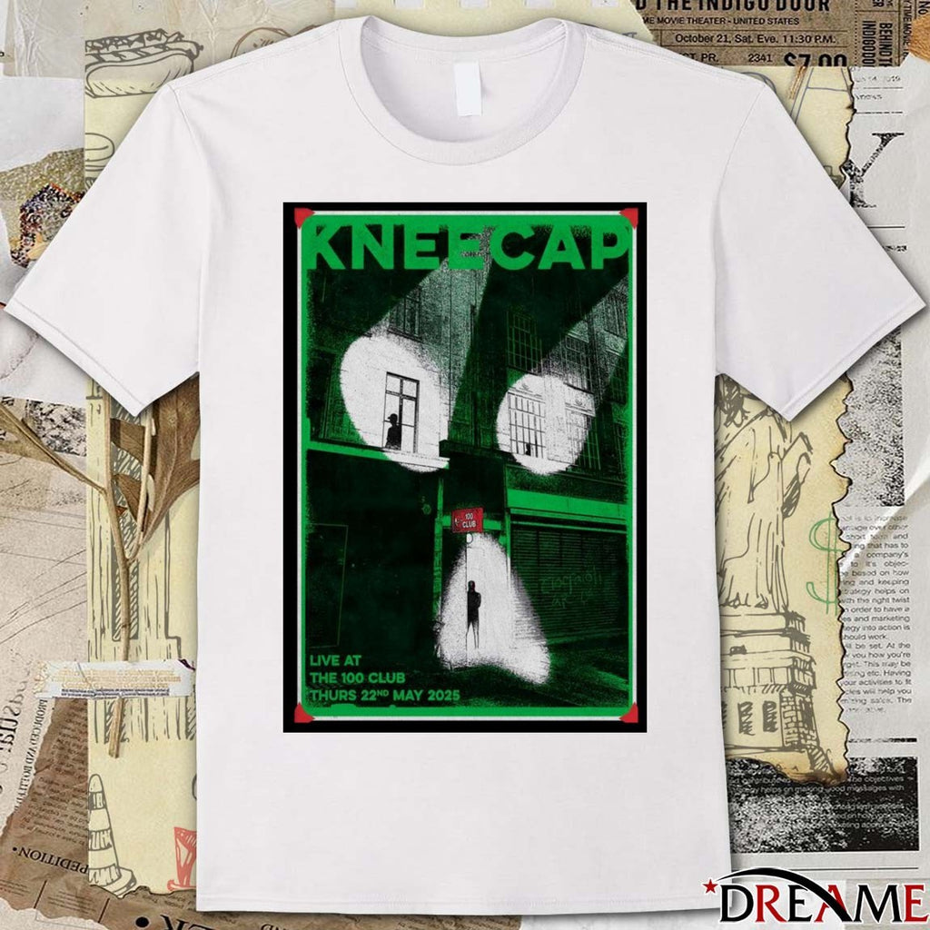 Poster Kneecap London May 22 2026 Live At The 100 Club t-shirt