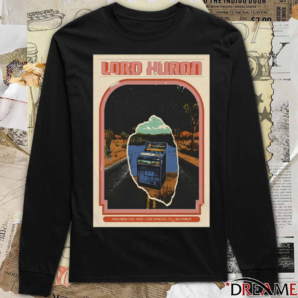 Poster Lord Huron At Kia Forum On November 2 2025 Los Angeles CA t-shirt