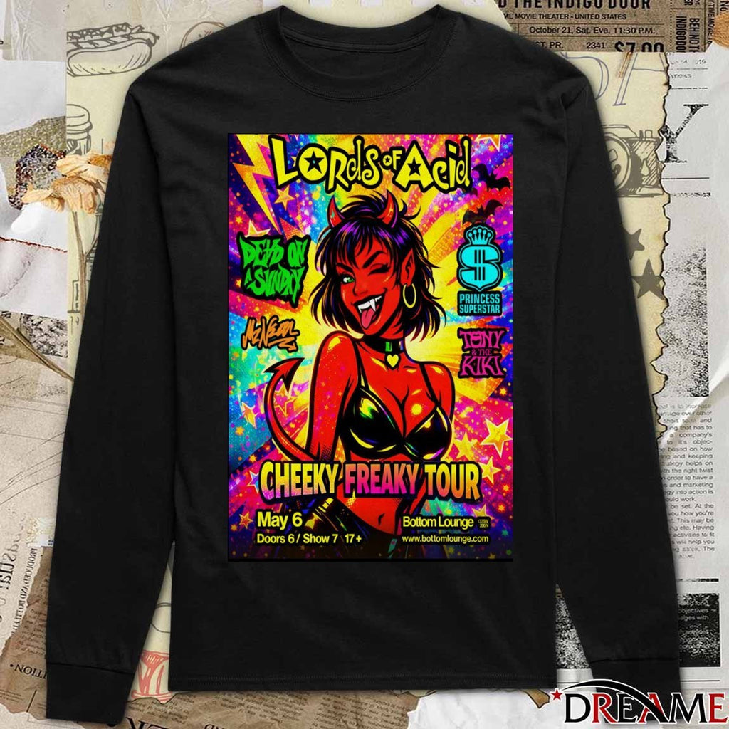 Poster Lords Of Acid Bottom Lounge In Chicago IL May 6 2026 t-shirt