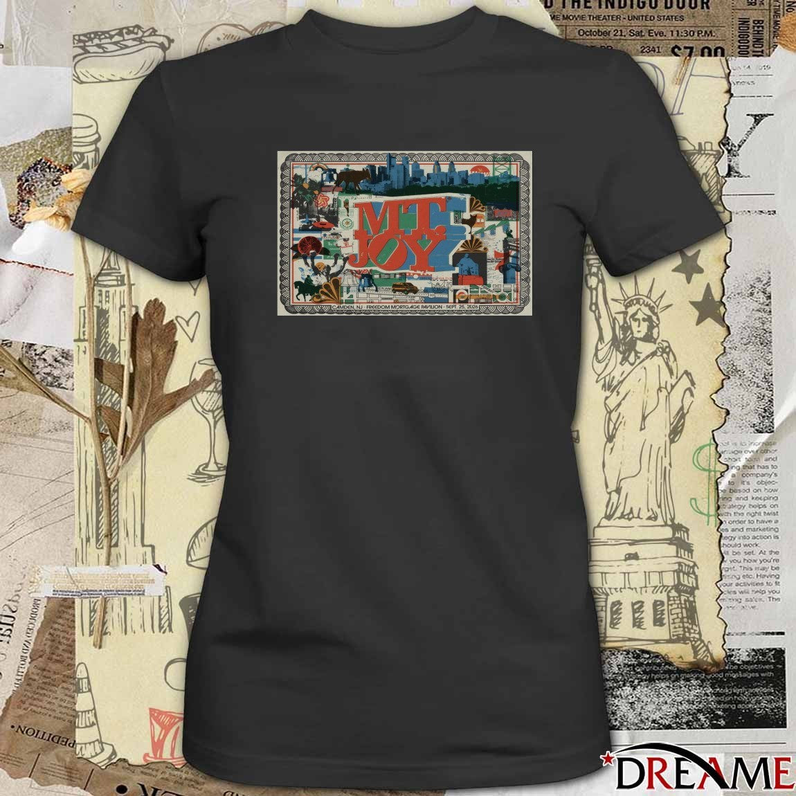 Poster MT. Joy Camden NJ September 25 2026 Freedom Mortgage Pavilion t-shirt