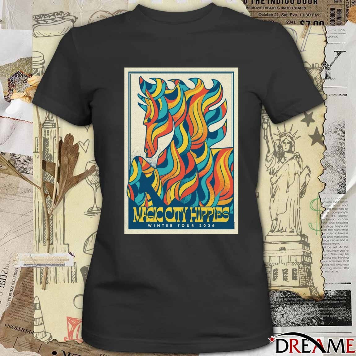 Poster Magic City Hippies Tour Winter 2026 t-shirt