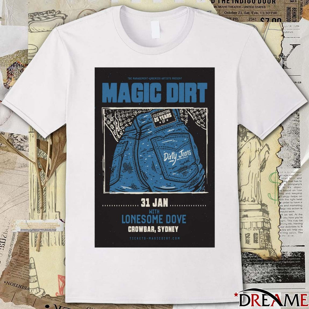 Poster Magic Dirt Crowbar, Sydney January 31 2026 t-shirt