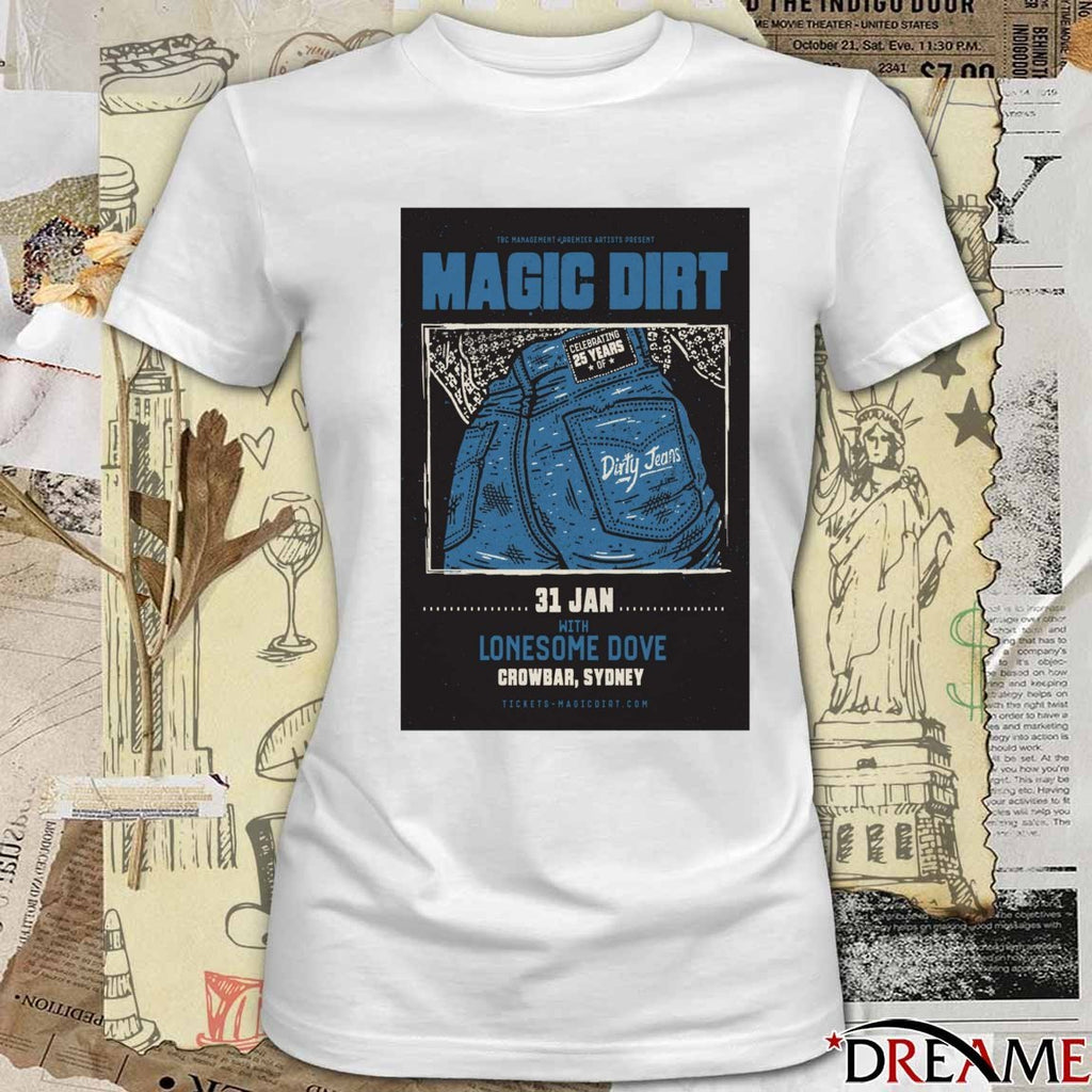 Poster Magic Dirt Crowbar, Sydney January 31 2026 t-shirt
