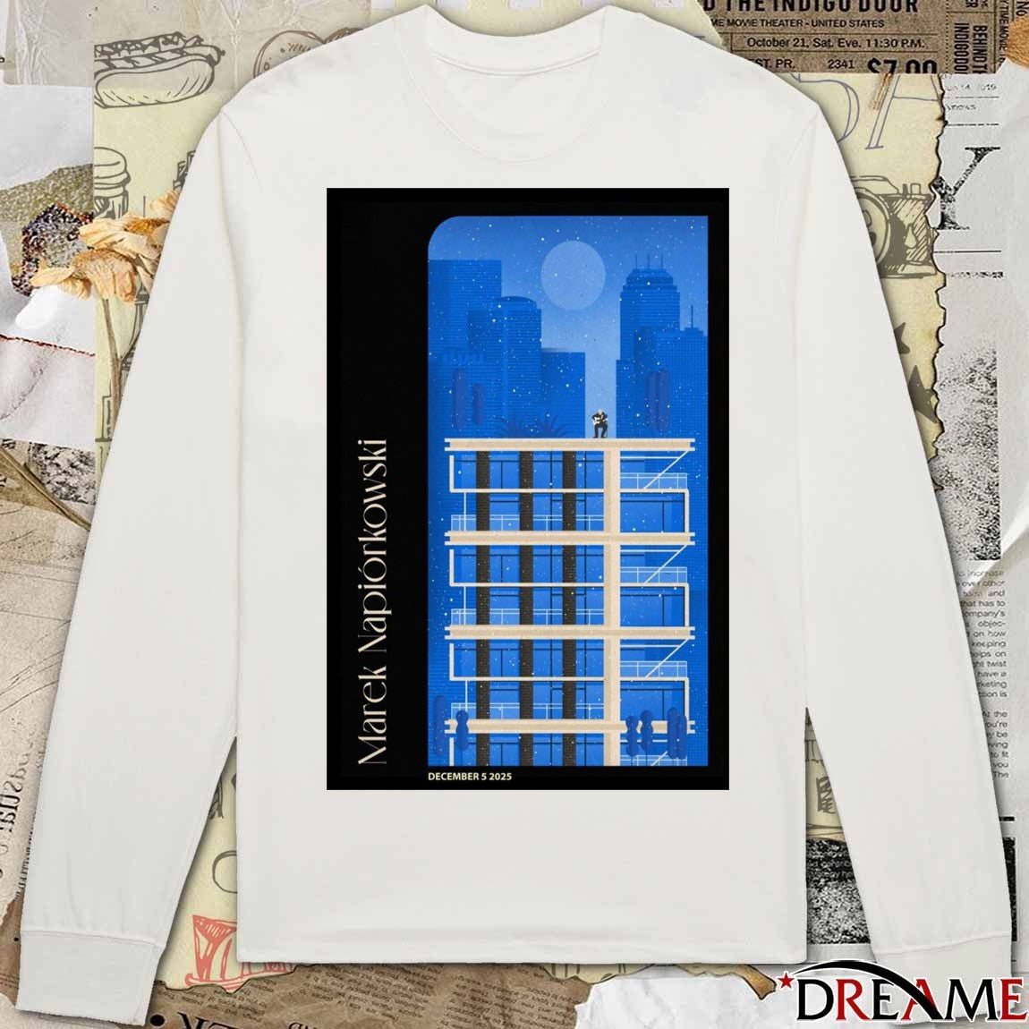 Poster Marek Napiorkowski December 5 2025 Warsaw Poland t-shirt