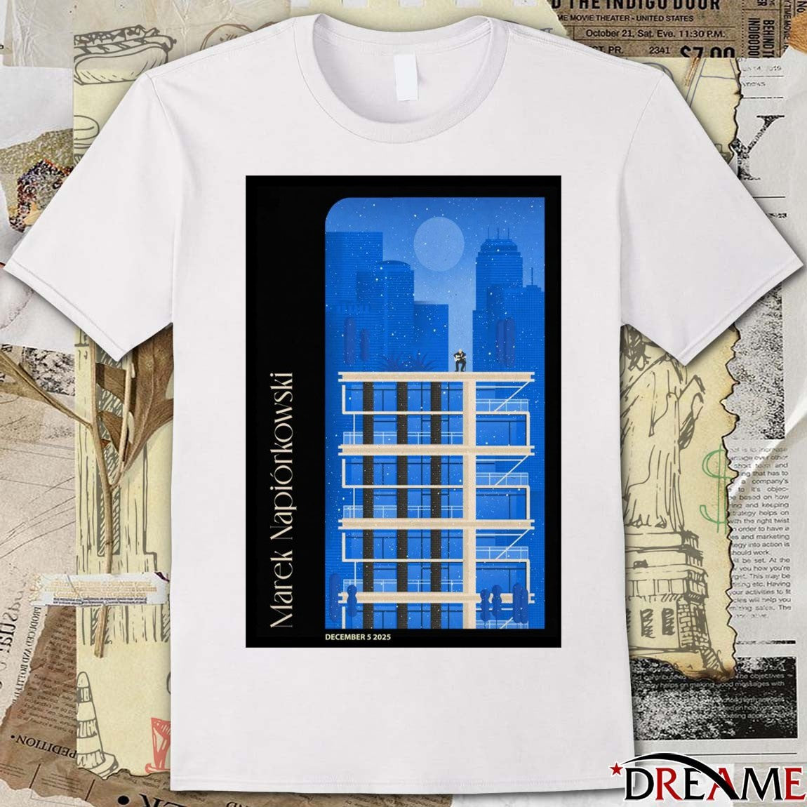 Poster Marek Napiorkowski December 5 2025 Warsaw Poland t-shirt