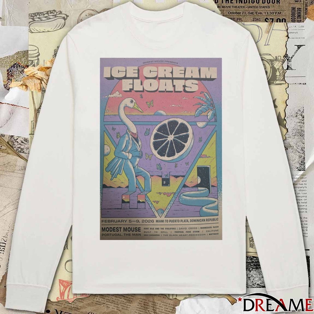 Poster Modest Mouse Dominican Republic February 5-9 2026 t-shirt