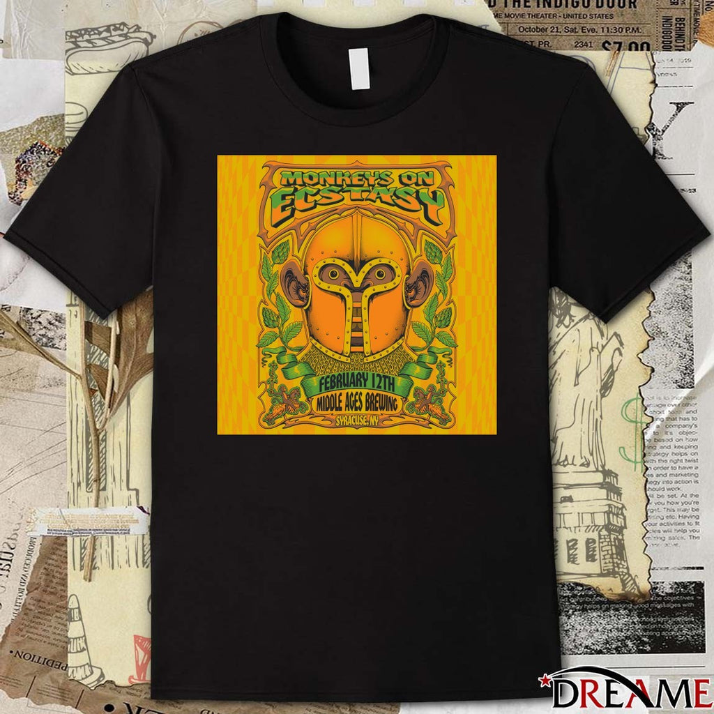 Poster Moe. In Syracuse NY On February 12 2026 Middle Ages Brewing t-shirt