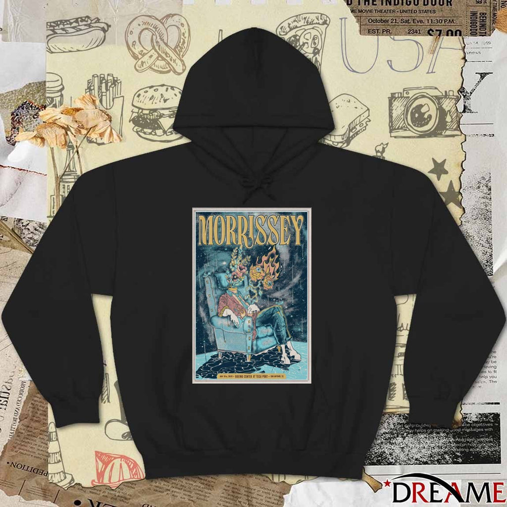 Poster Morrissey 10 January 2026 San Antonio, TX Tour t-shirt