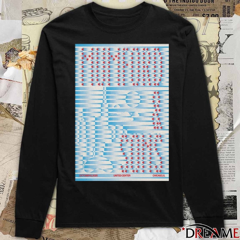 Poster Mumford And Sons United Center In Chicago IL On October 8 2025 t-shirt