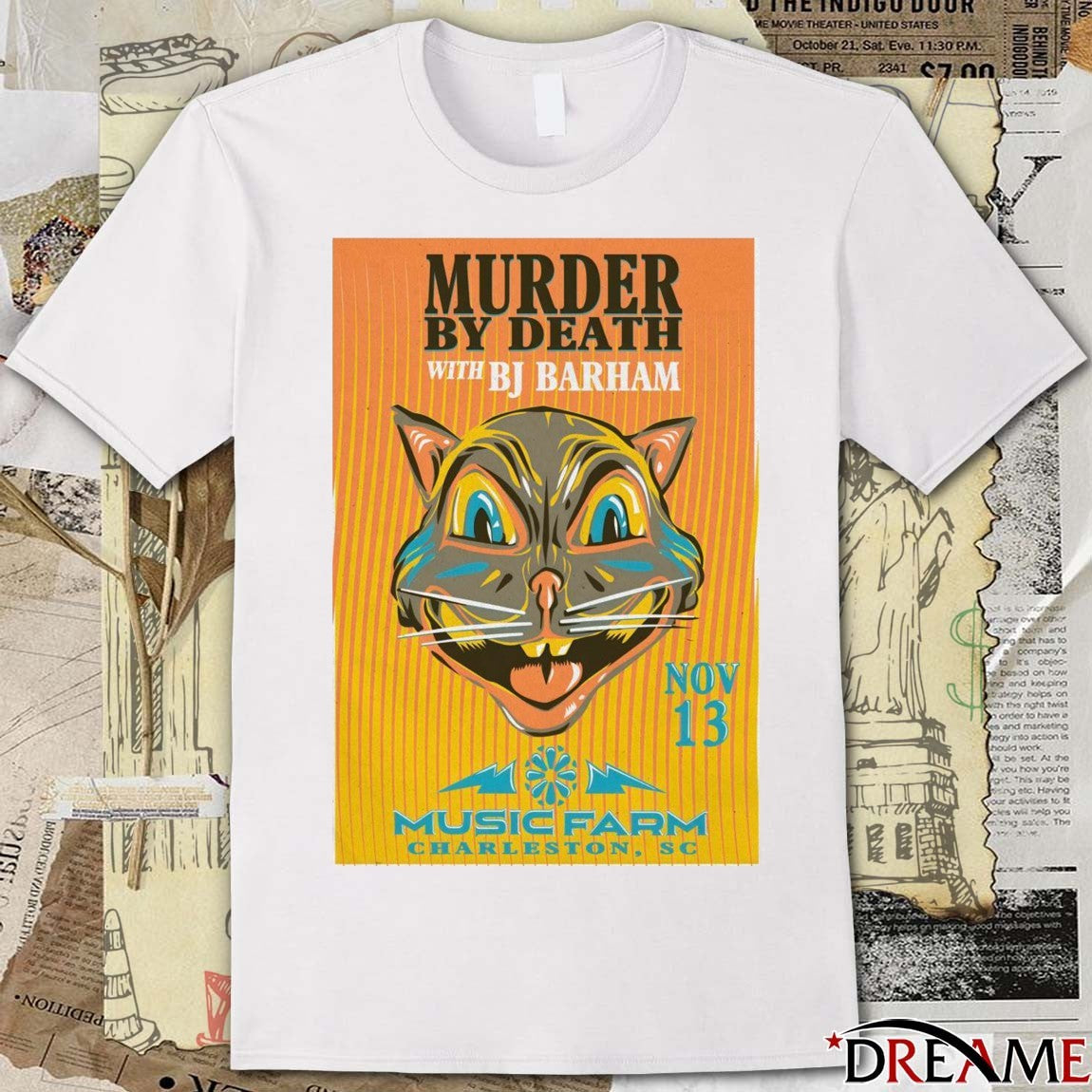 Poster Murder By Death At Music Farm On November 13 2025 t-shirt