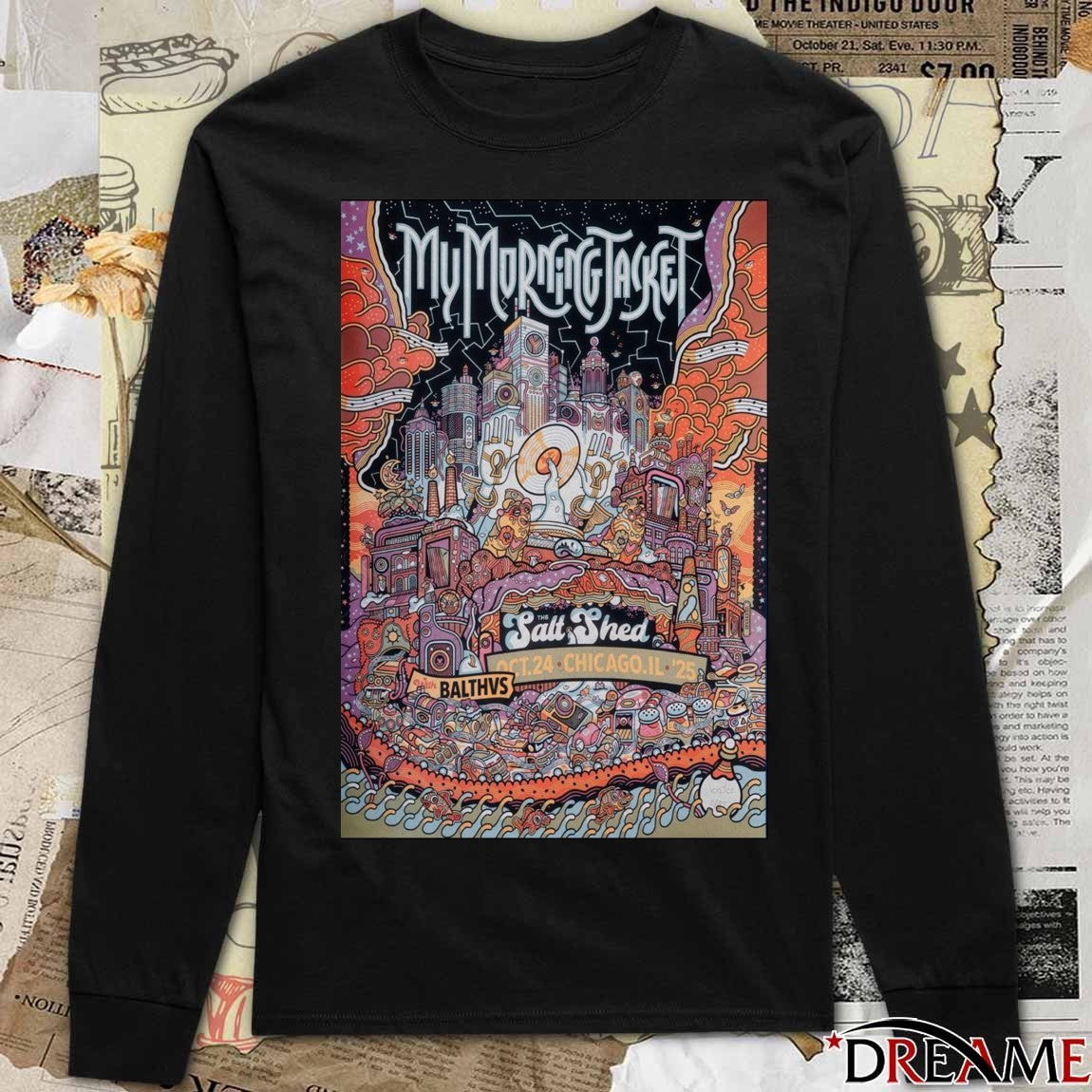 Poster My Morning Jacket The Salt Shed October 24 2025 Chicago IL Tour t-shirt