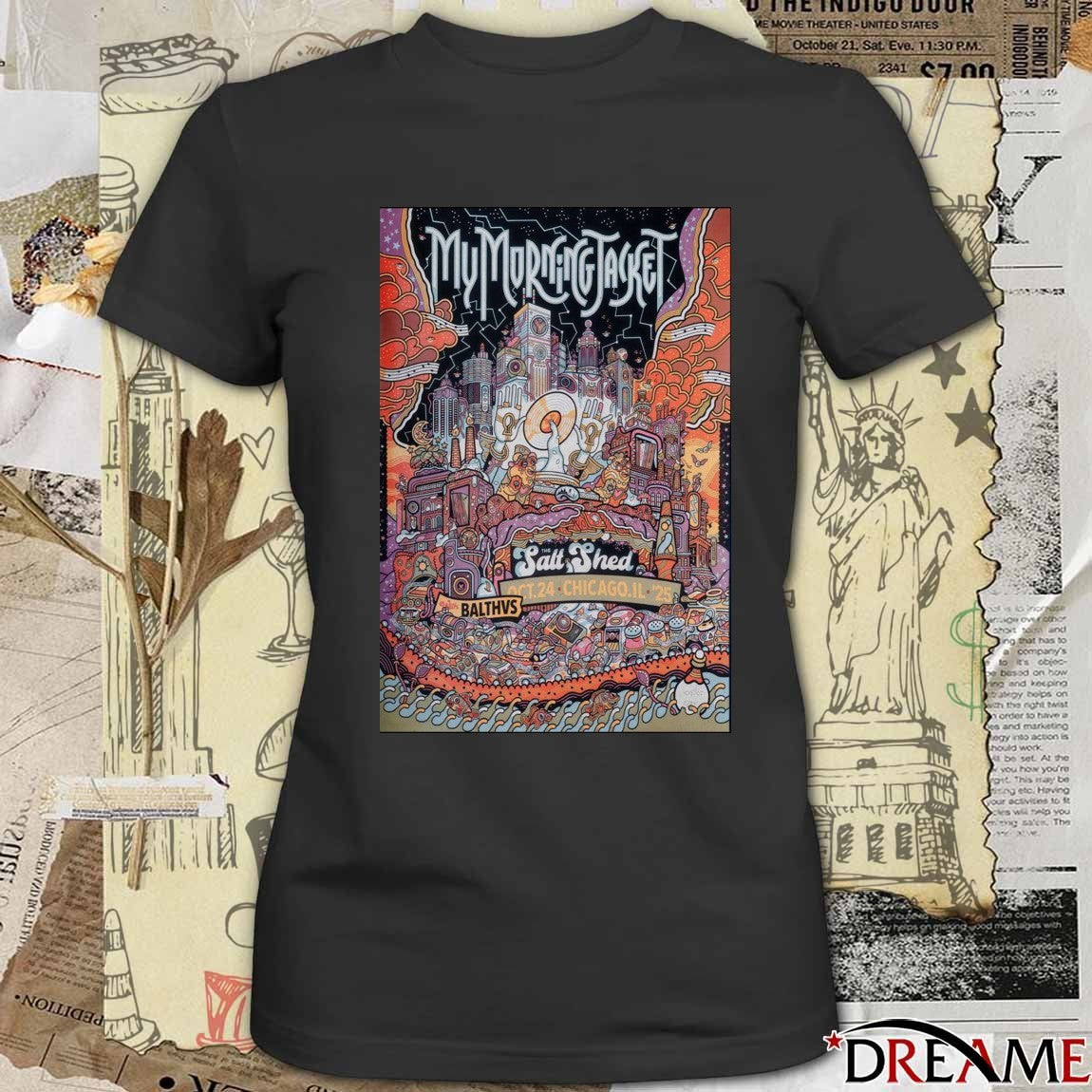 Poster My Morning Jacket The Salt Shed October 24 2025 Chicago IL Tour t-shirt