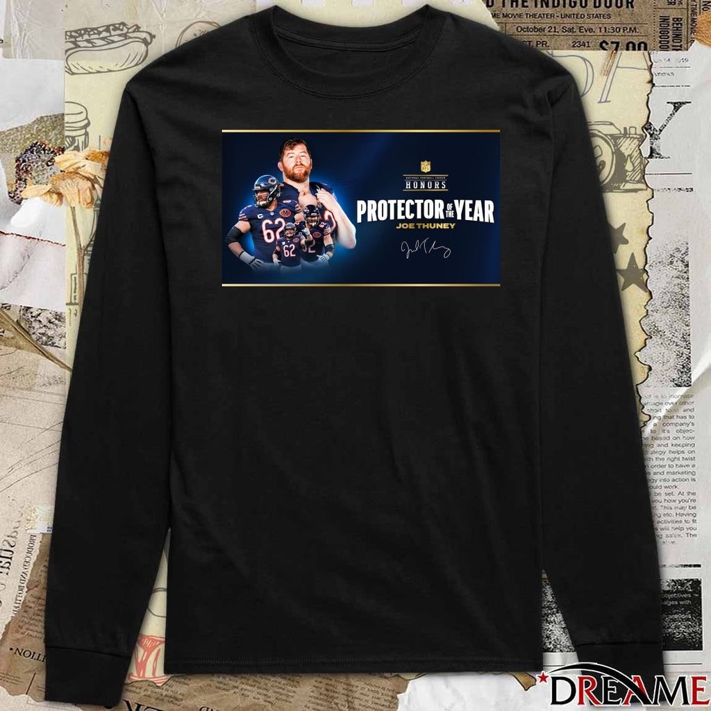 Poster National Football League Honors Protector Of The Year Joe Thuney Signature t-shirt