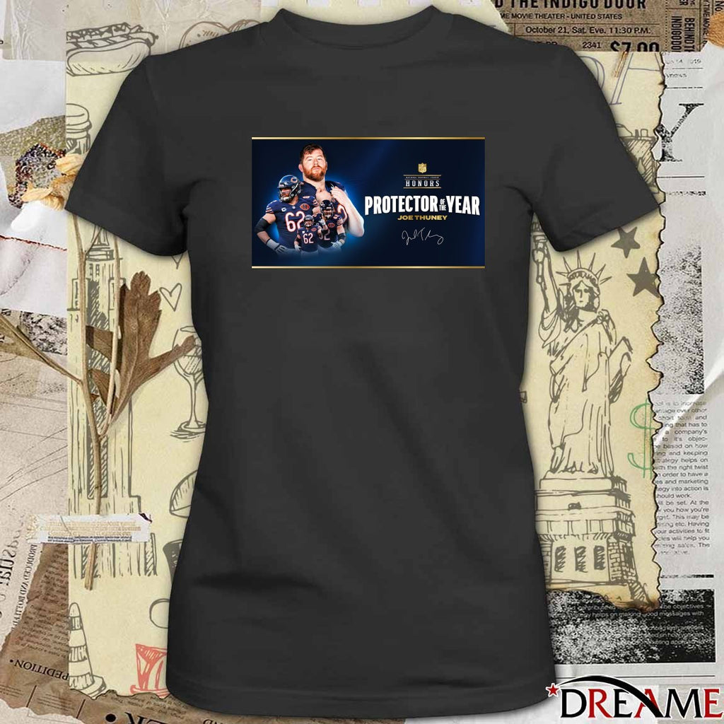 Poster National Football League Honors Protector Of The Year Joe Thuney Signature t-shirt